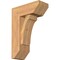 Ekena Millwork Legacy Slat Smooth Bracket w/ Offset Brace, Western Red Cedar, 7 1/2"W x 18"D x 26"H BKT0806X18X26LEC06SWR - alternate 1